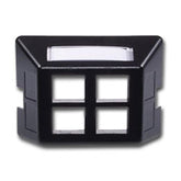 Hubbell FP4 Infin-e-Station Furniture Plate - 4 Port